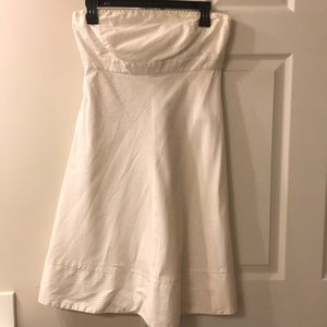 GAP Strapless White Dress